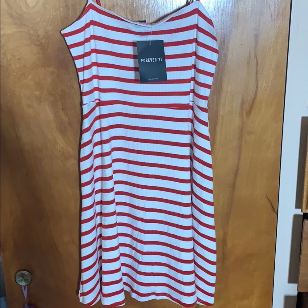 RED WHITE NAUTICAL DRESS